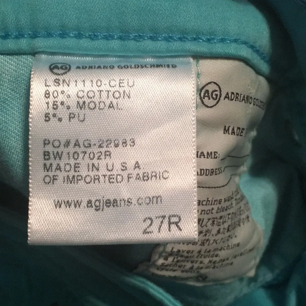 Adriano Goldschmied the stilt cigarette leg: teal - Image 3