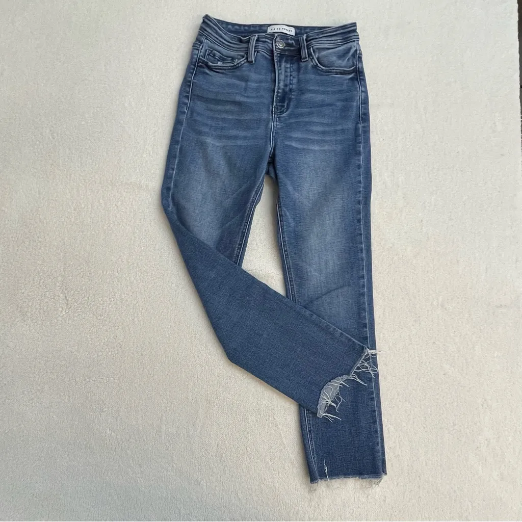 Flying Monkey High Rise Stretch Skinny Jeans Women’s 27 Indigo - Image 3