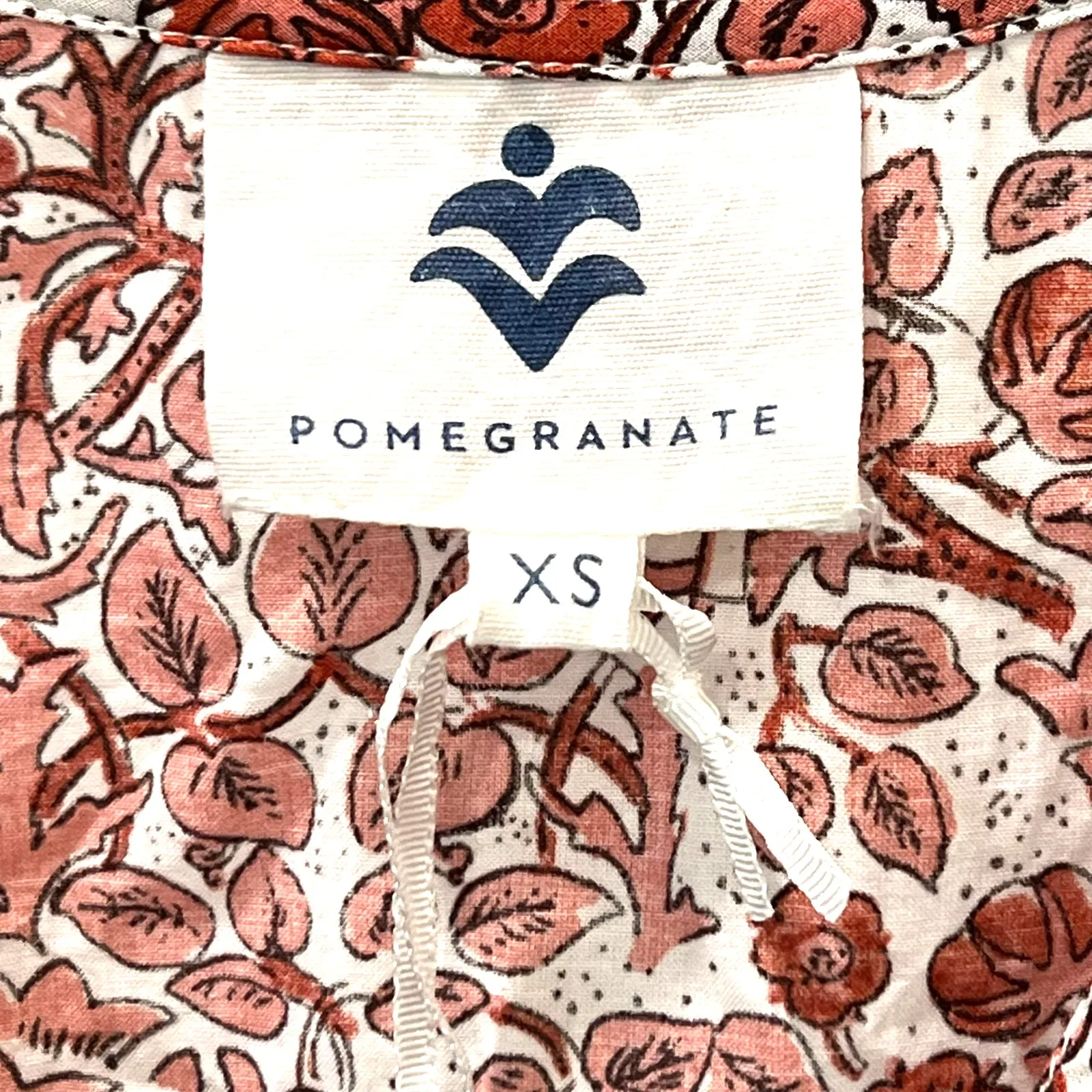 Pomegranate Womens Orange Bird Caftan Cover Up Size XS New with Tags NWT - Image 10