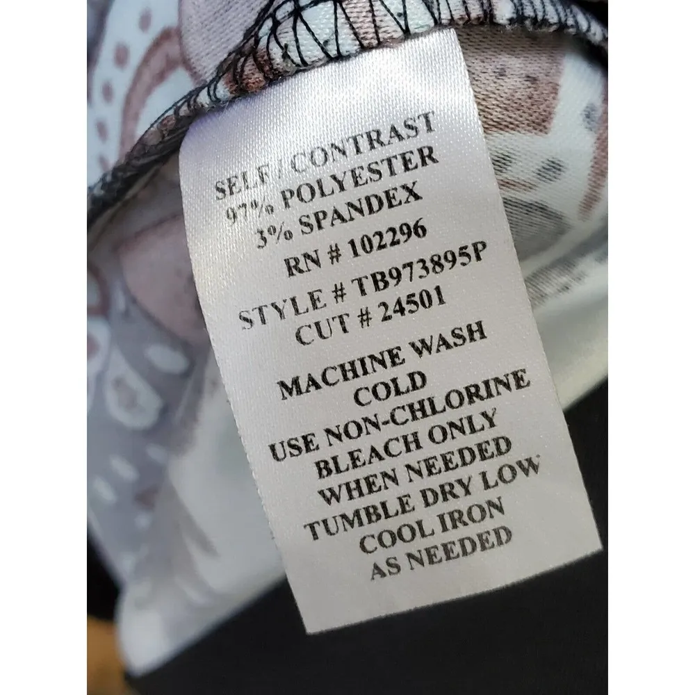 Connected Women's Floral Polyester Round Neck Sleeveless Knee Length Dress 10P - Image 9