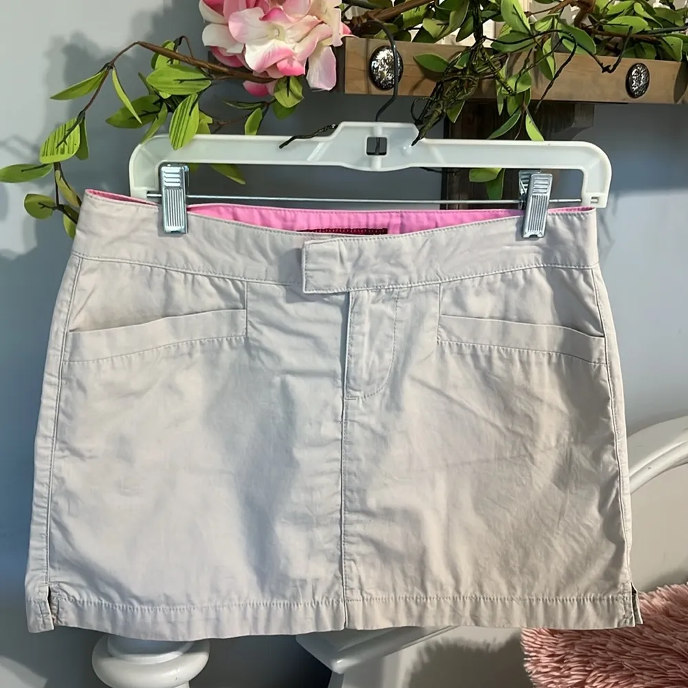 Khaki Mini Skirt Cotton SO Womens 5 - Image 6