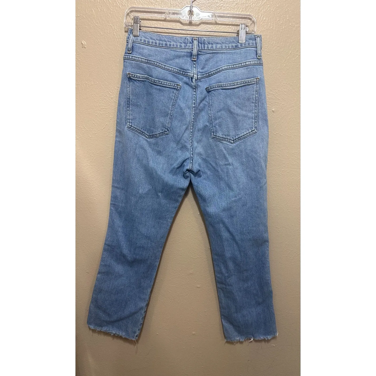 AGOLDE Los Angeles Womens Size 30 Light Wash High‎ Rise Cropped Jeans - Image 2