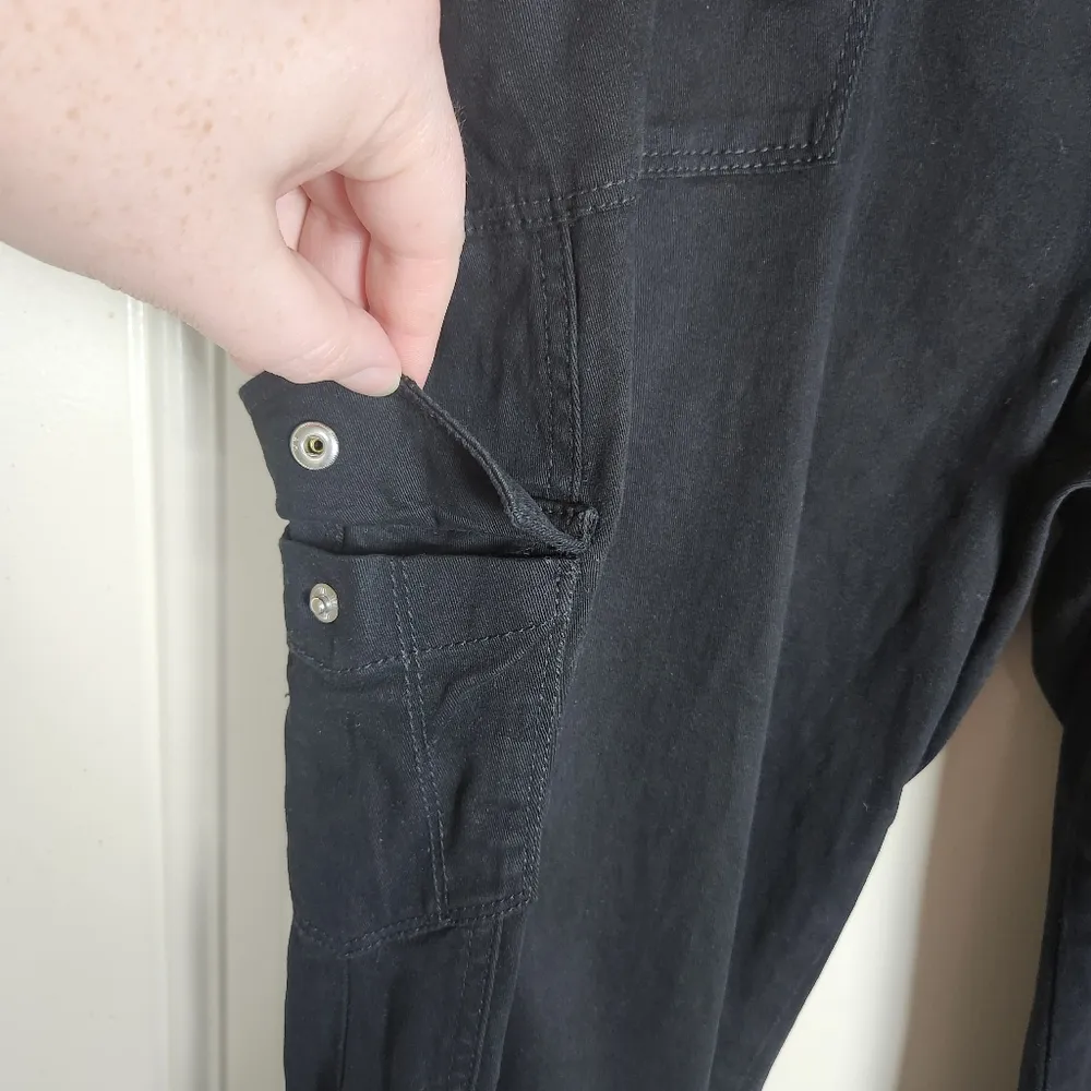 Gloria Vanderbilt Womens Jeans Black Khaki Nicolette Size 12 - Image 4