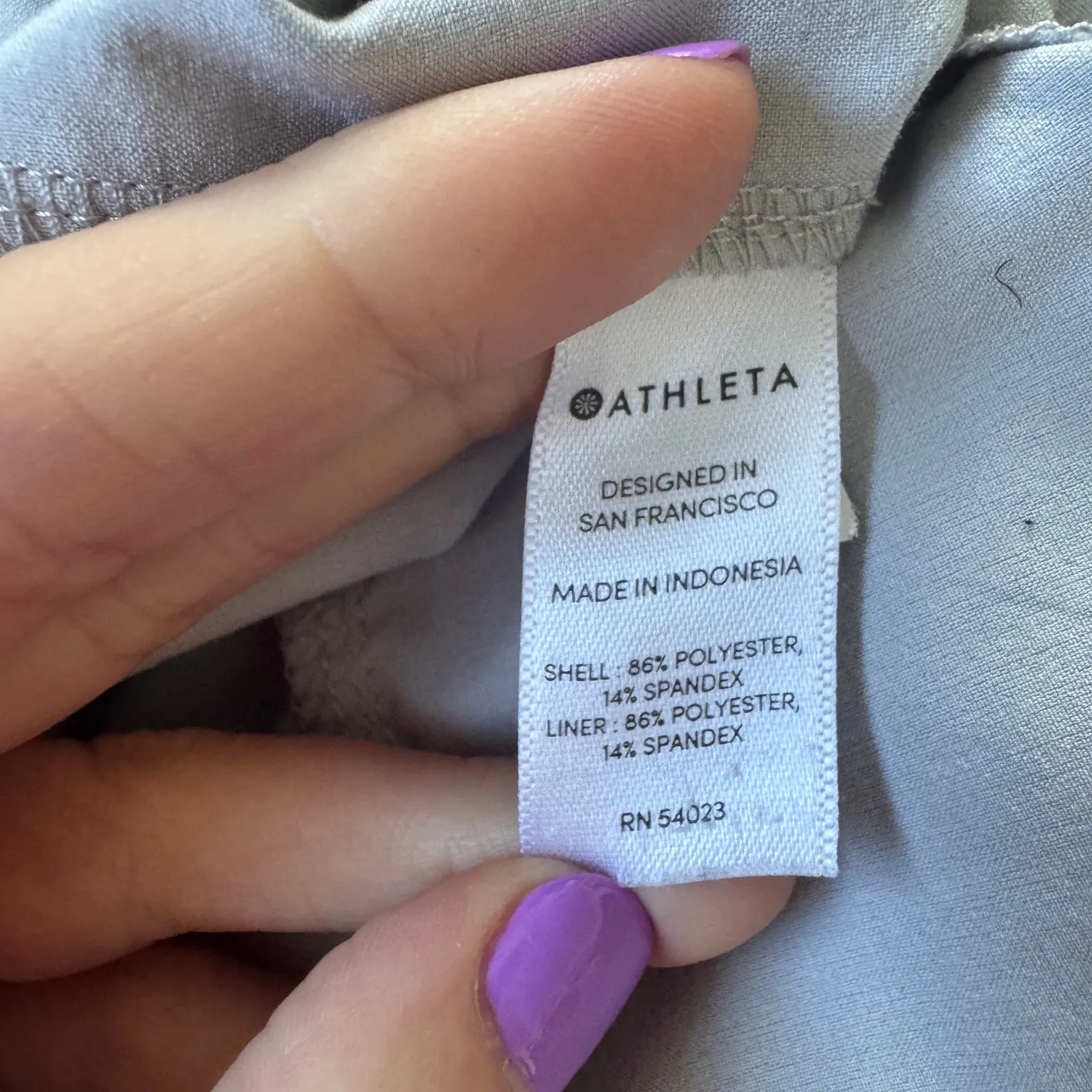 Athleta Sutton Jogger Pant Lightweight Cargo Light Grey - Image 8