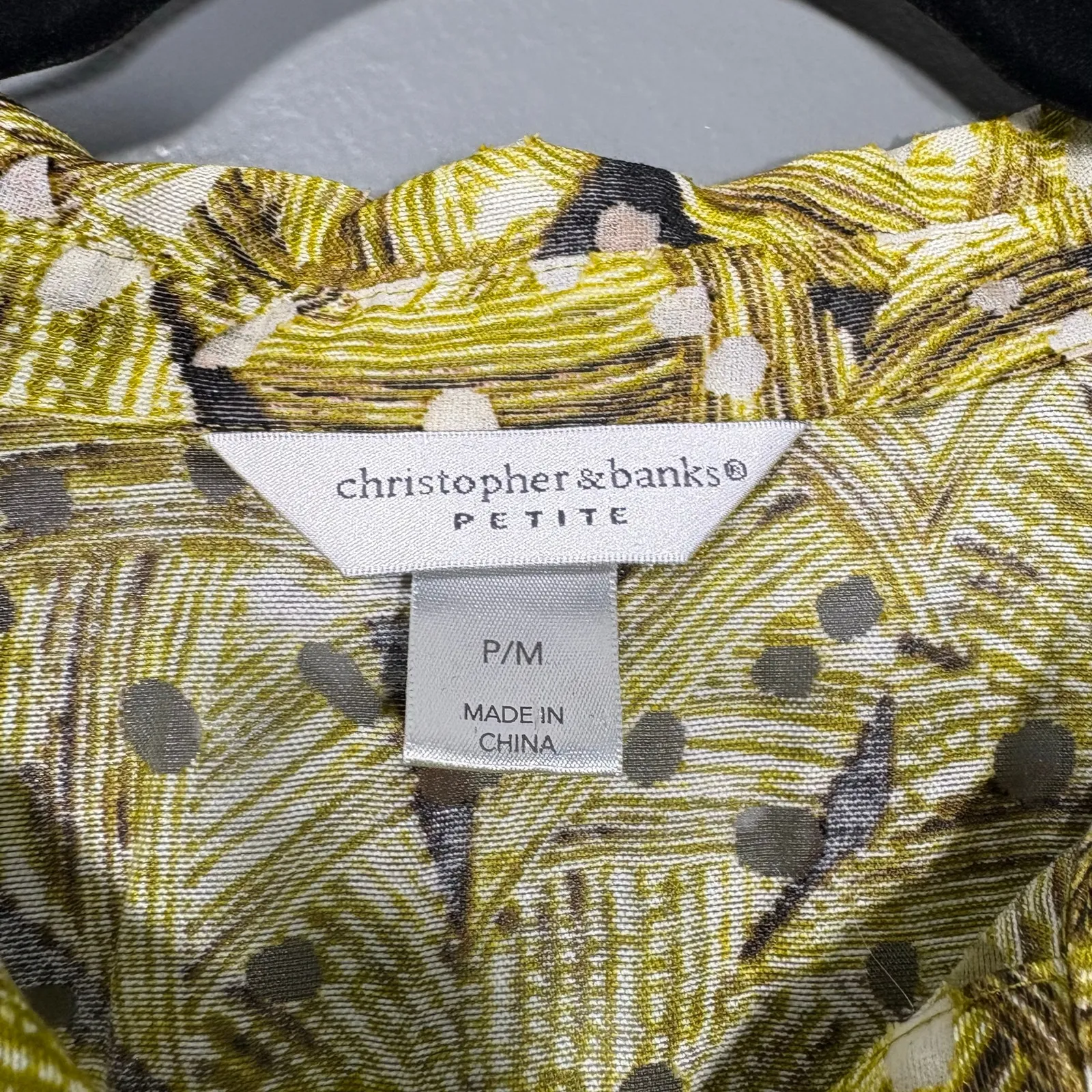 Christopher & Banks Women's Fairycore Burnout Shacket/Top - Size Petite Medium - Image 5