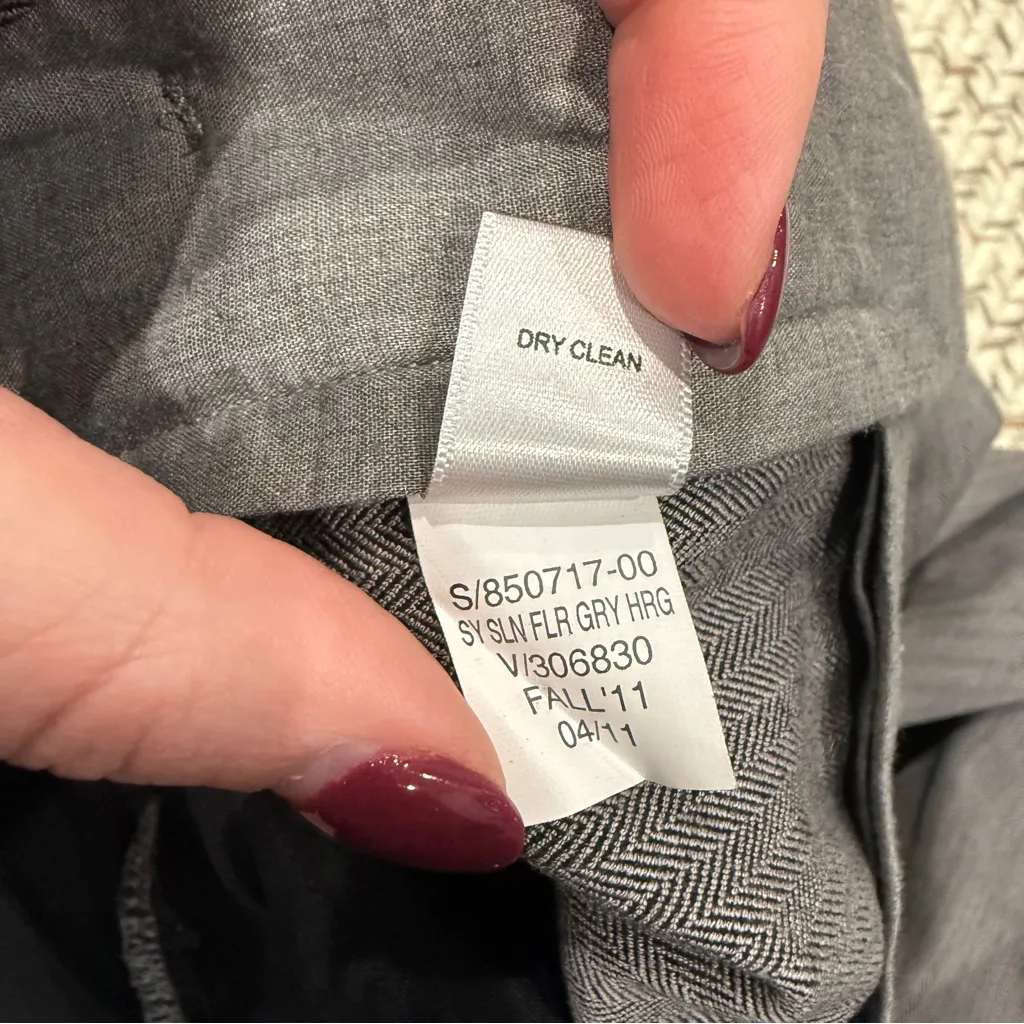 Banana Republic Grey "The Sloan Fit" Straight Leg Dress Pants - Image 8