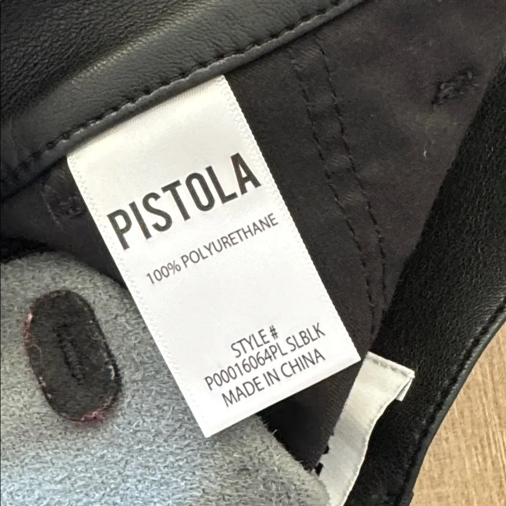 Pistola Lana Trouser Tailored High Rise Ultra Wide Leg in Slate Black Size: 31 - Image 8