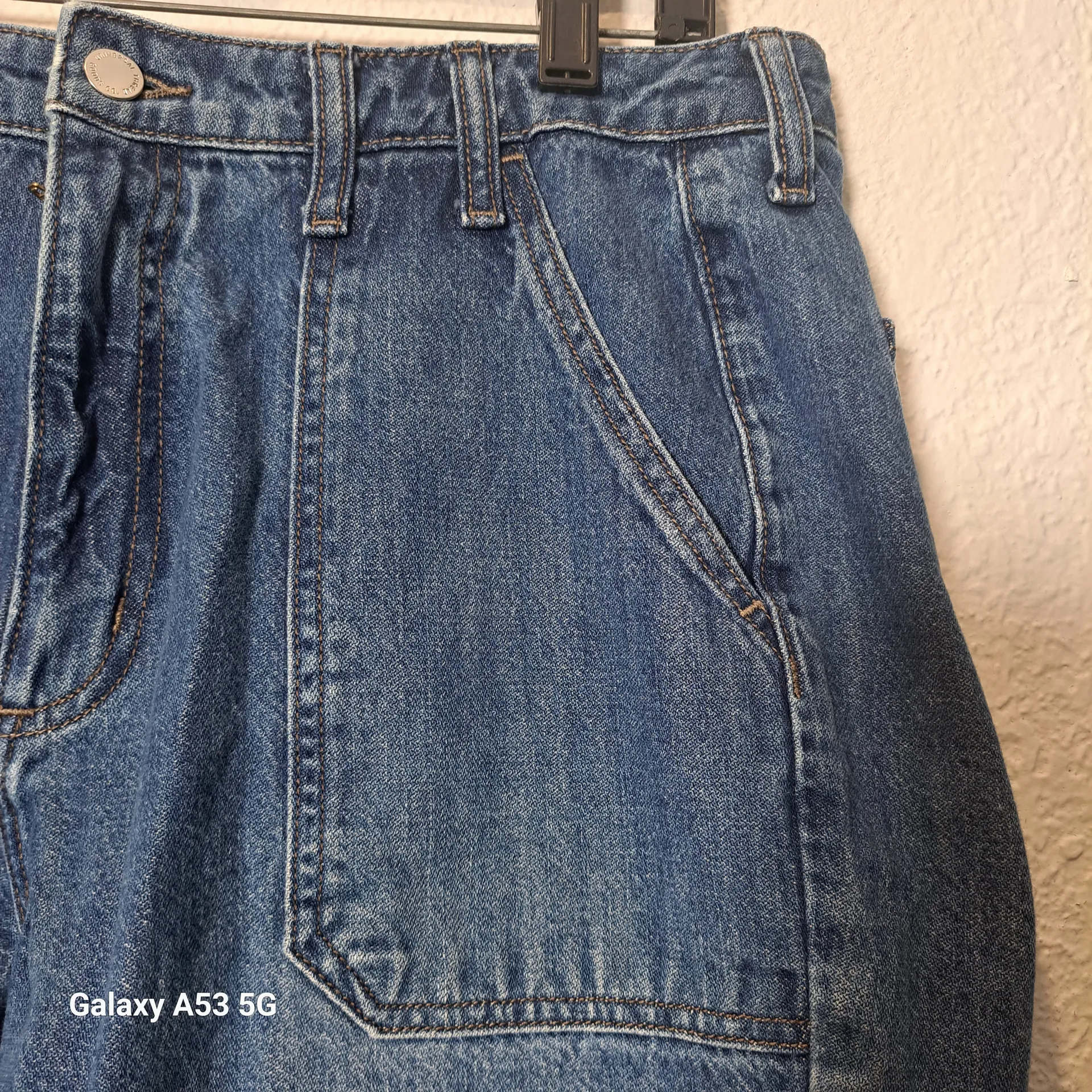 Universal Thread Blue High Rise Wide Leg Jeans Size 10R - Image 3