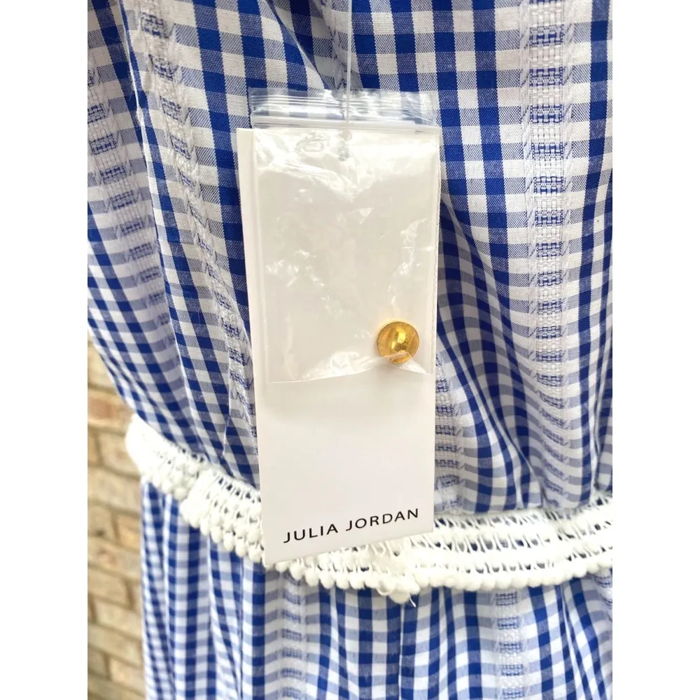 NWT Julia Jordan Gingham Tiered Maxi Dress - Image 7