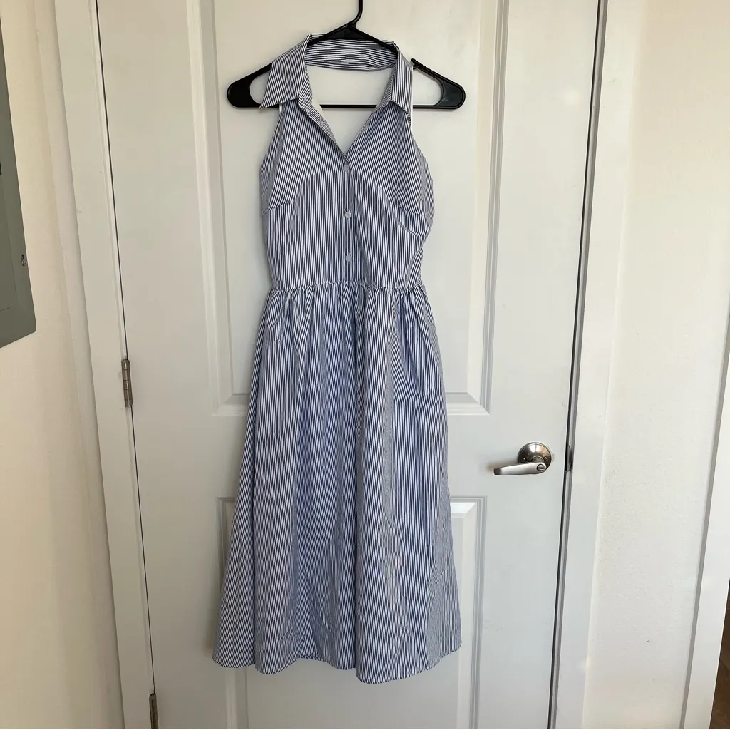 NEW Altar’d State Coastal Striped Midi Dress Size Small NWT - Image 5