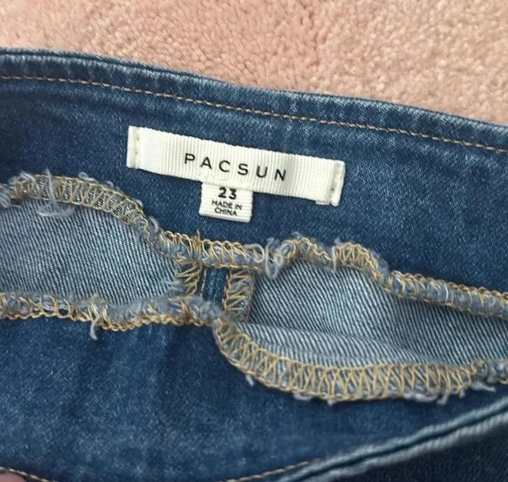 Denim Pencil Skirt - Image 4