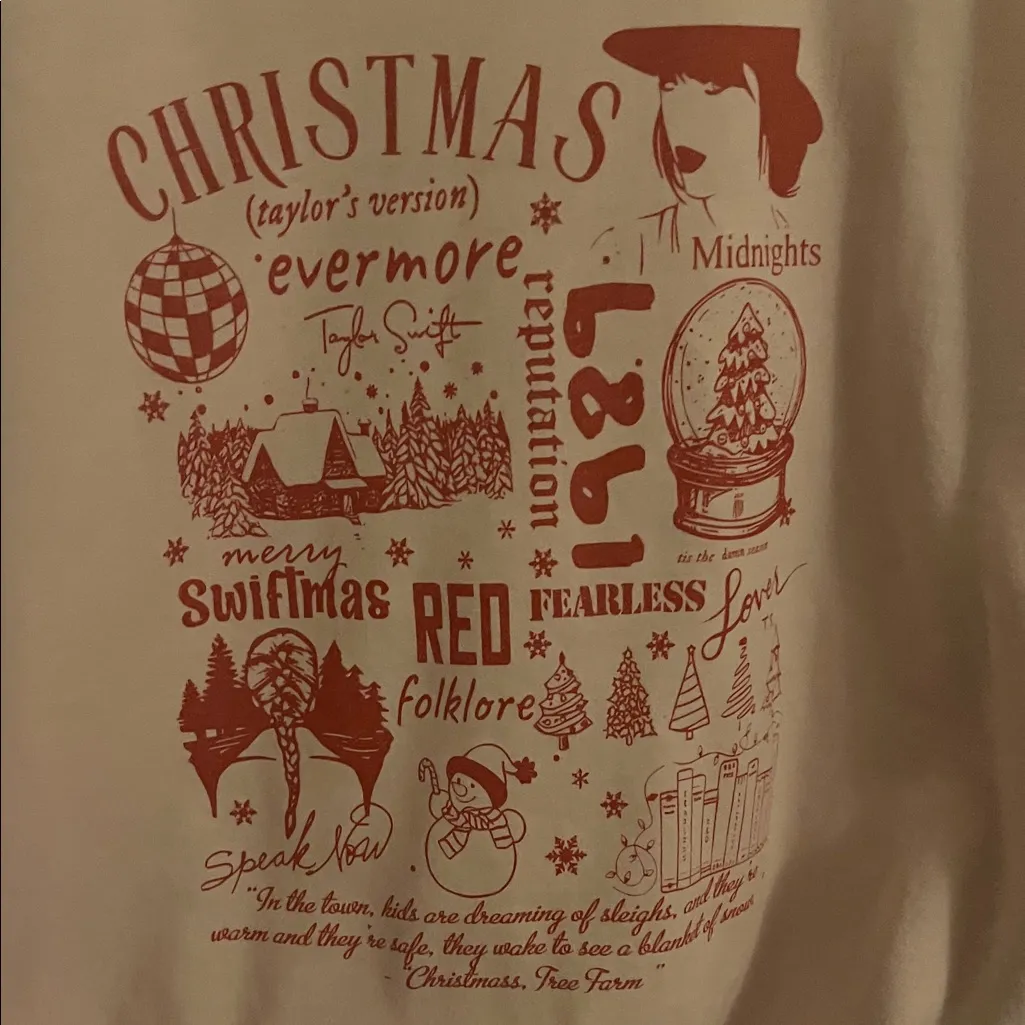 merry swiftmas crewneck - Image 3