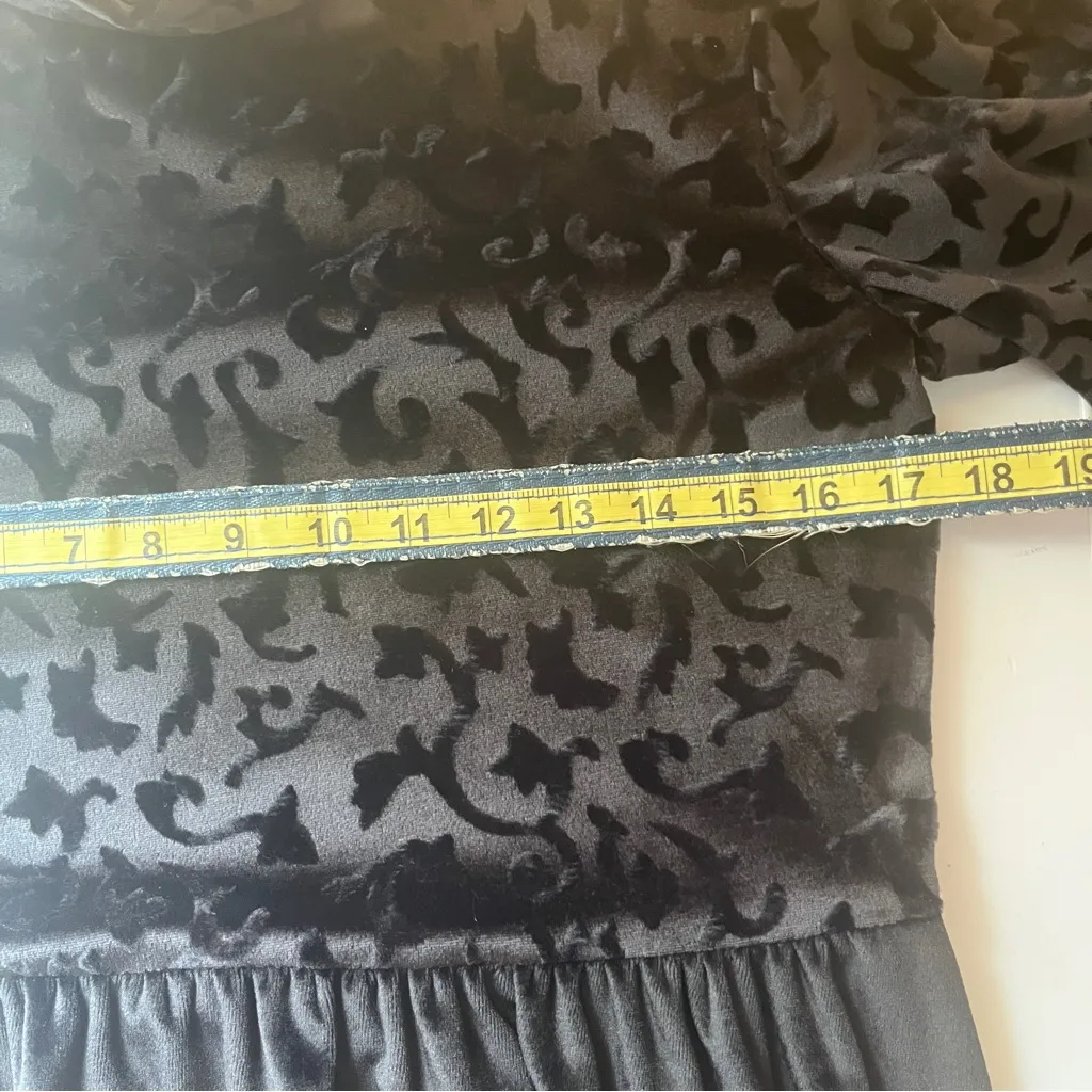 Vintage Coldwater Creek Elegant Black Long Sleeve Dress - Image 7