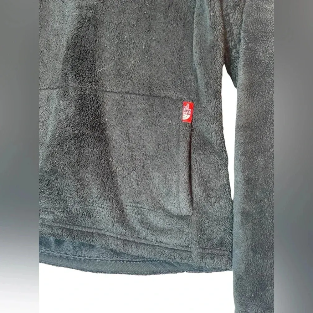 The North Face Sweater Fleece 1/4 Zip Jacket Black Women's Small Basic Neutral - Image 2