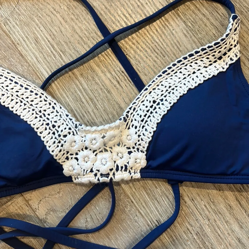 Lucky Brand Crochet Bikini Top - Image 3