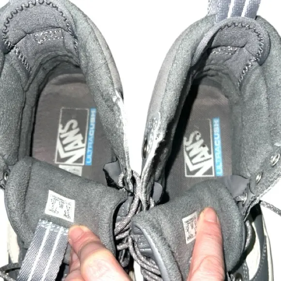 Vans Sk8-Hi MTE 2.0 DX Gray Weatherproof Lug Sole Sneakers 7 - Image 10