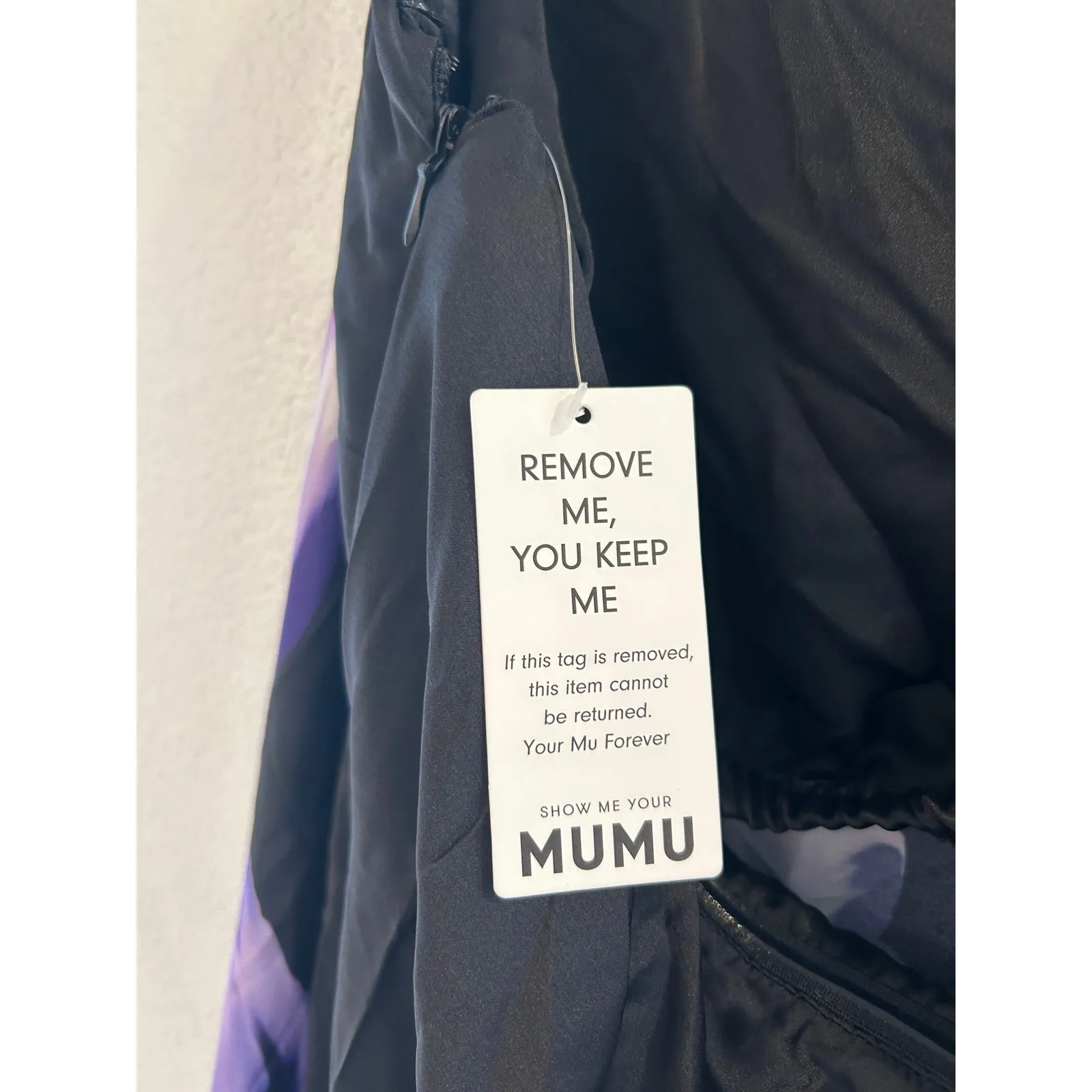 Show Me Your Mumu Renee Maxi Dress in Wild Iris Luxe Satin 1X NWT - Image 6