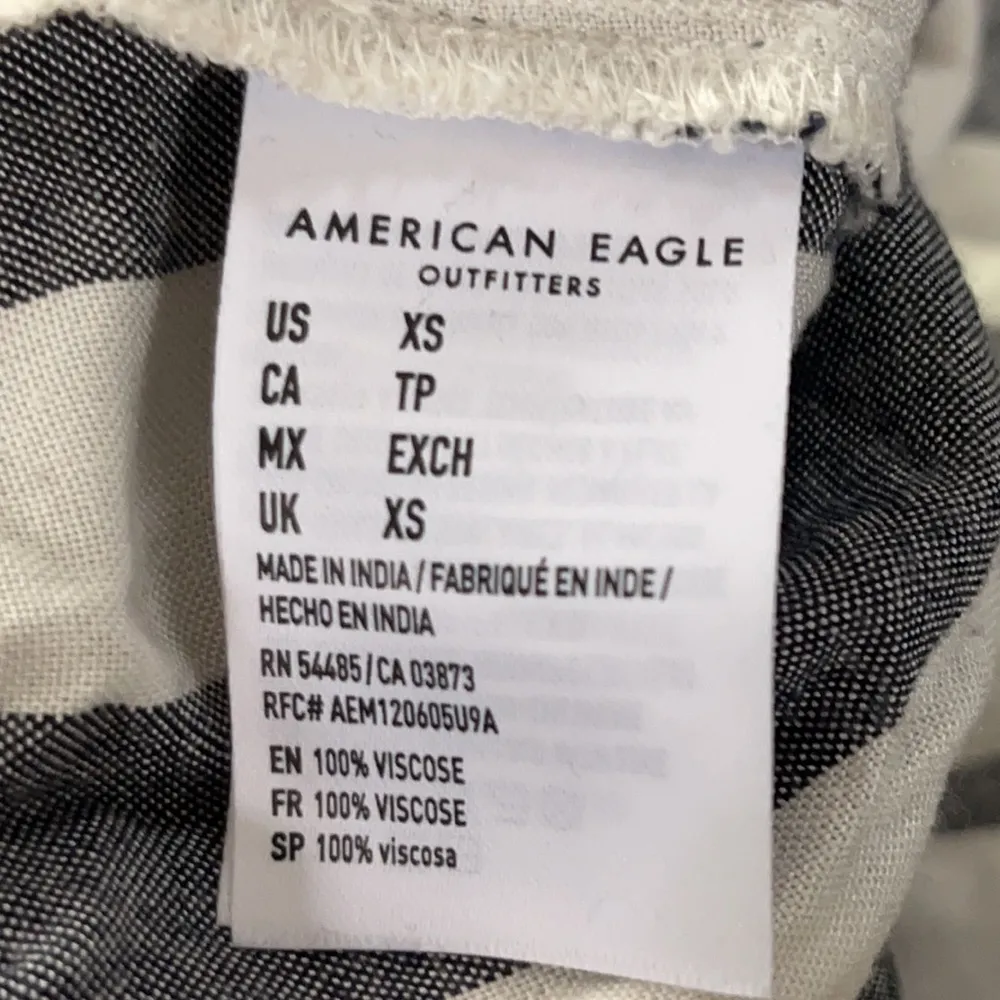 American Eagle Striped Pull On Pants Size XS - Image 14