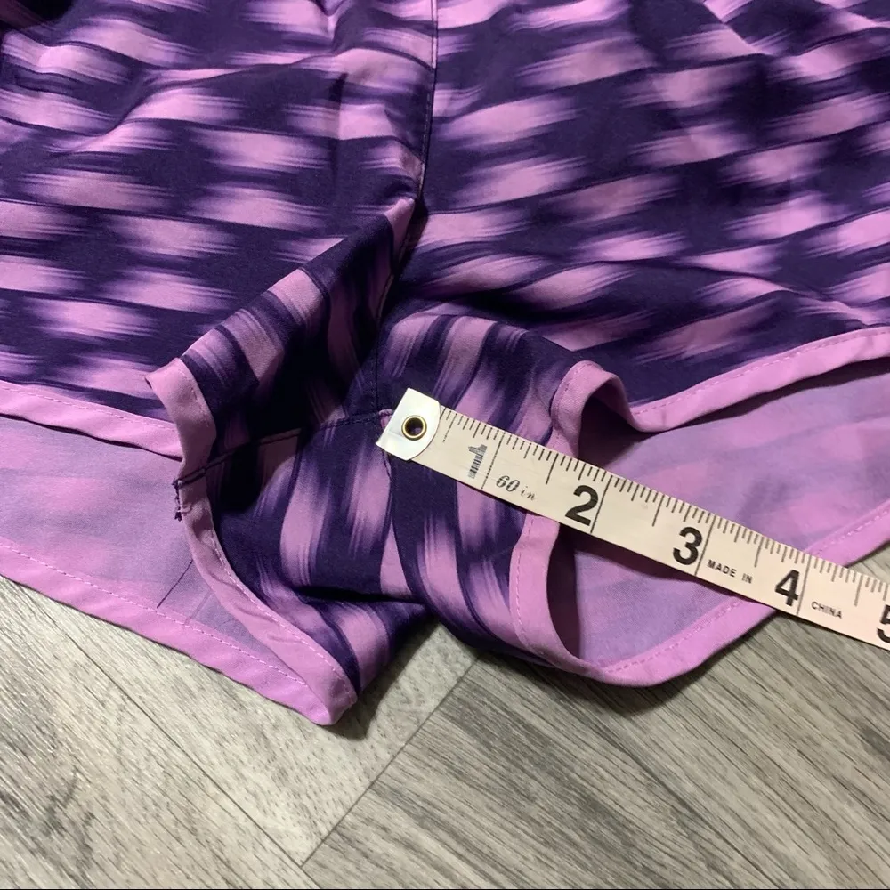 Nike Dri-Fit Purple Shorts; medium women’s - Image 3