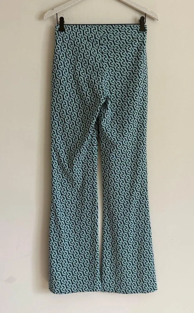 Urban Outfitters Retro Print Flare Pants Size S - Image 5
