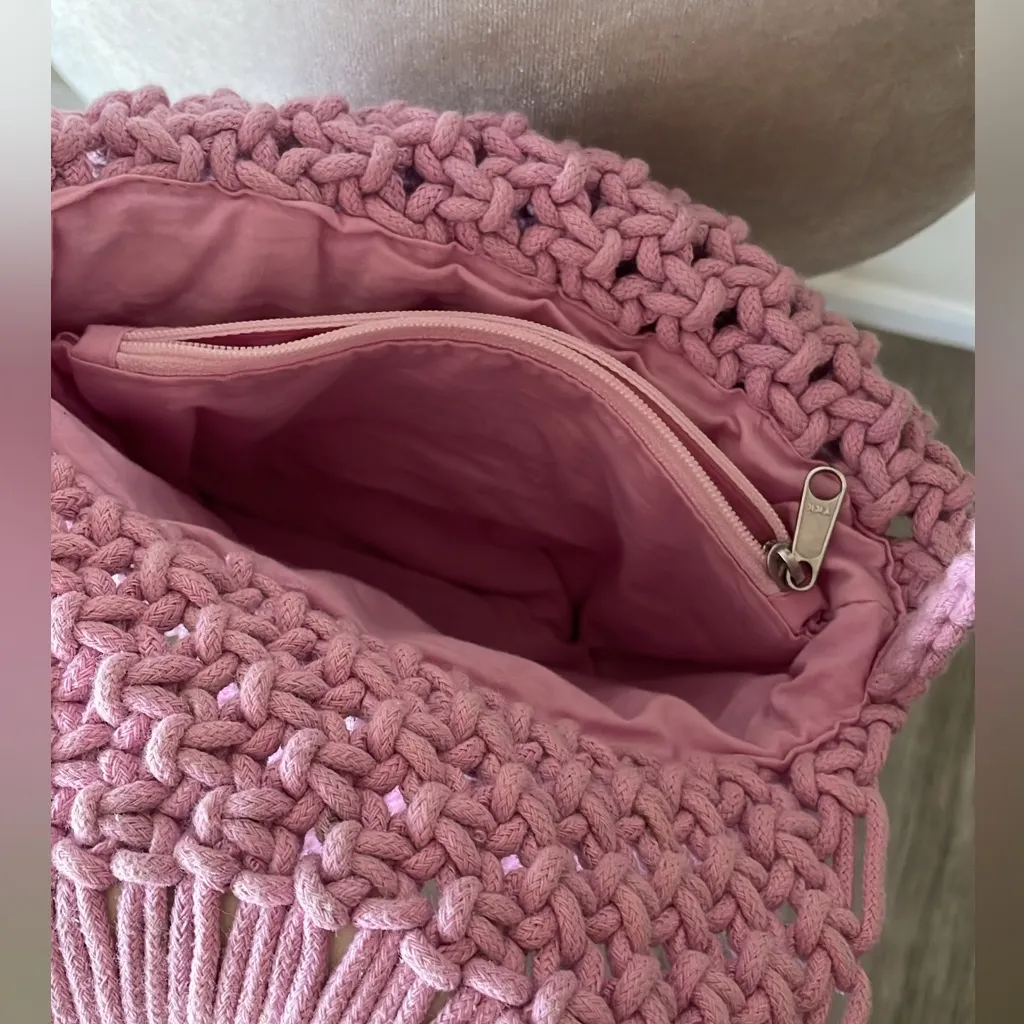 Cleobella Handbag - Lavender Monaco Tote flaw* - Image 5