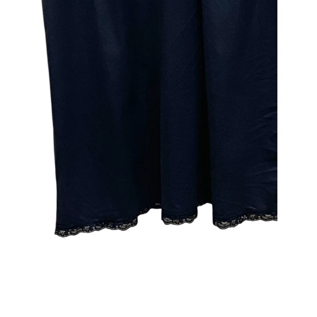 Shadowline Slip Dress Black Size 40(L)Vintage Size L - Image 6