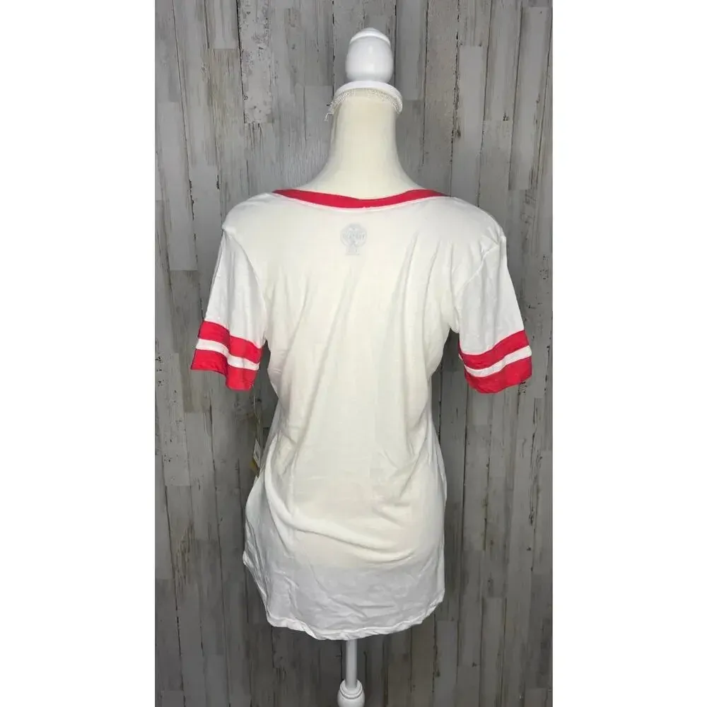 NWT‎ NCAA Women's Size Small Maryland Terrapins White Short Sleeve T-Shirt - Image 4