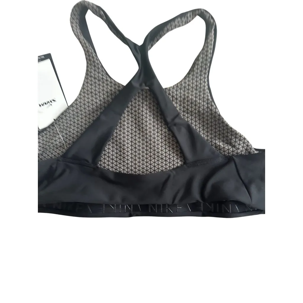 NIKE Women's Black Swim Bikini Top Size XL NEW NWT - Image 2