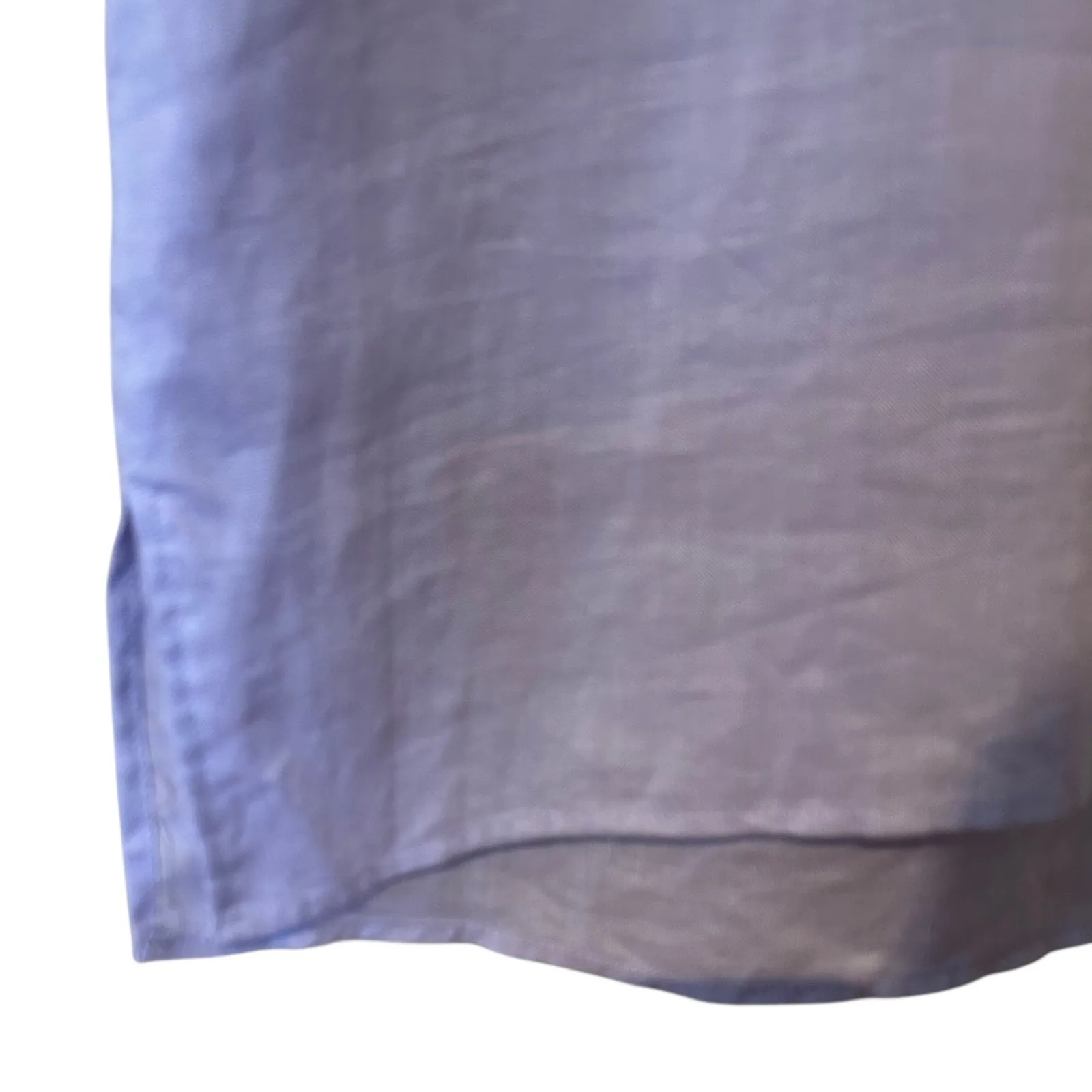 100% Linen Top Lavender Sleeveless Boho Lagenlook Cottage Core Fashion Plus 18W Purple - Image 5