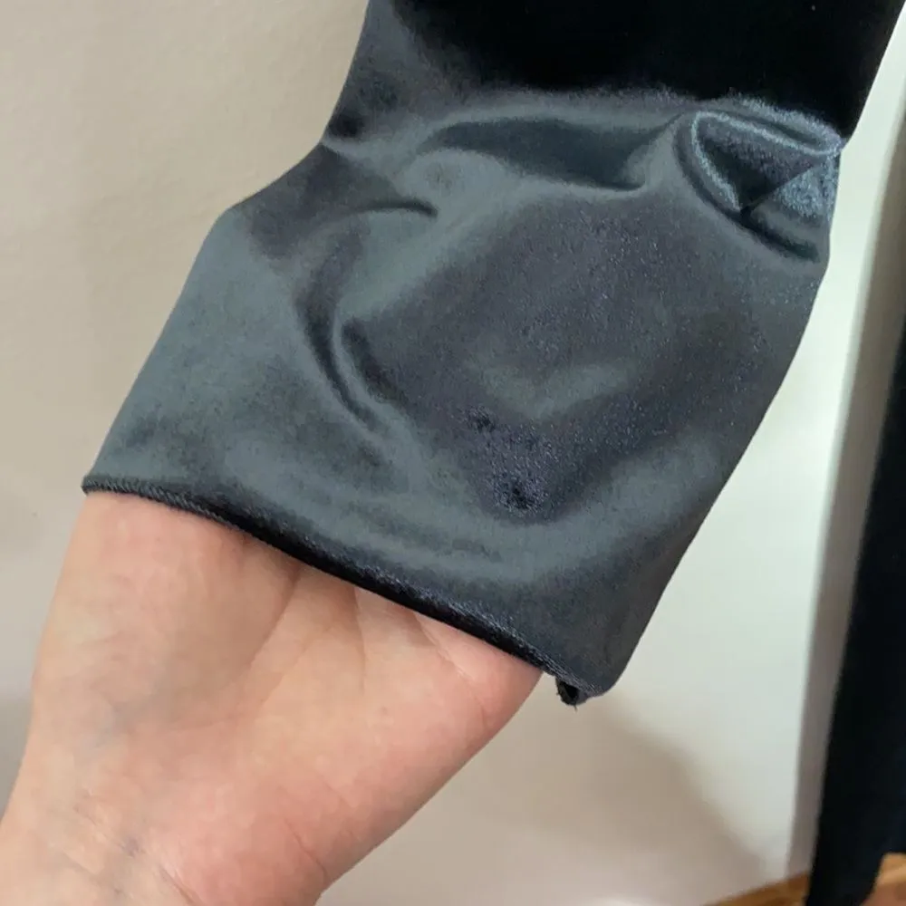 Three dots stretch Panne velvet jumpsuit size L - Image 11