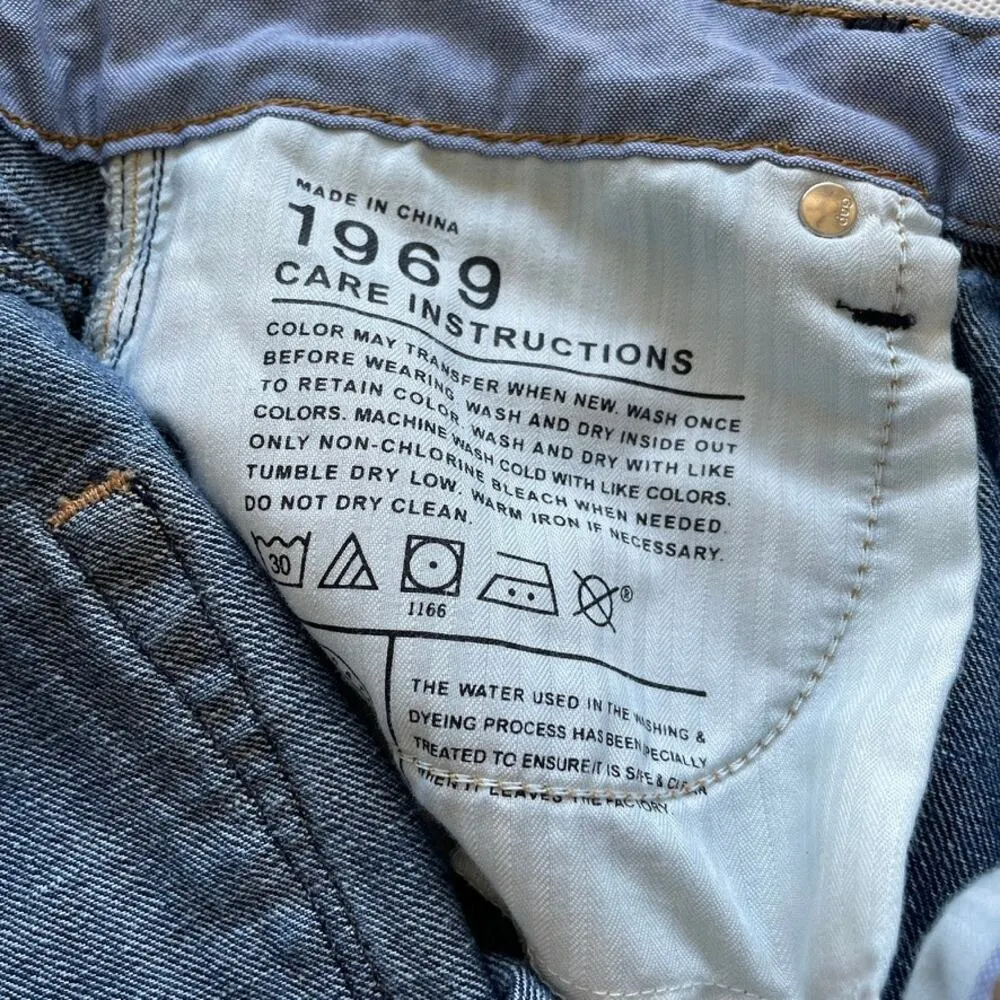 Gap Denim Cutoff Raw Hem Jean Mini Skirt - Image 7