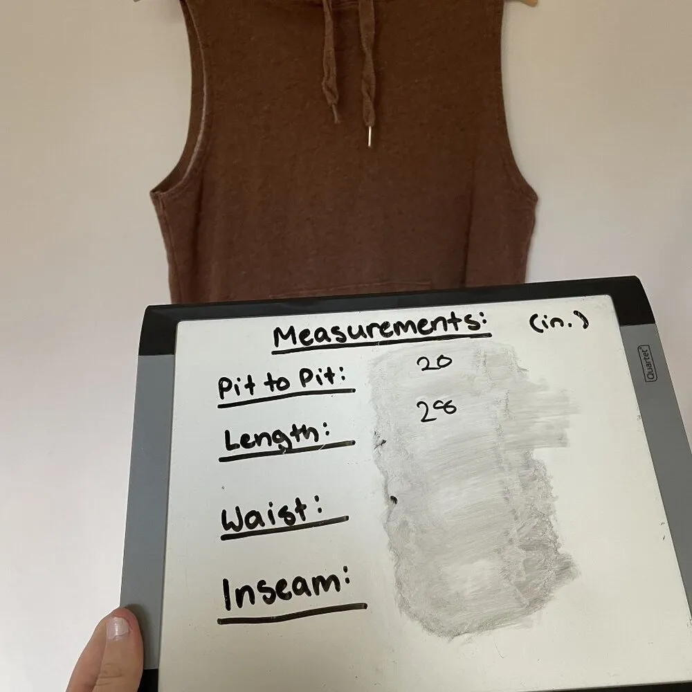 BDG women's size M fleece vest hooded cotton trendy boho top casual comfortable - Image 6