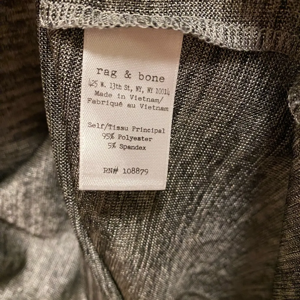 Rag & Bone Metallic Silver Tank Top Size XXS - Image 7