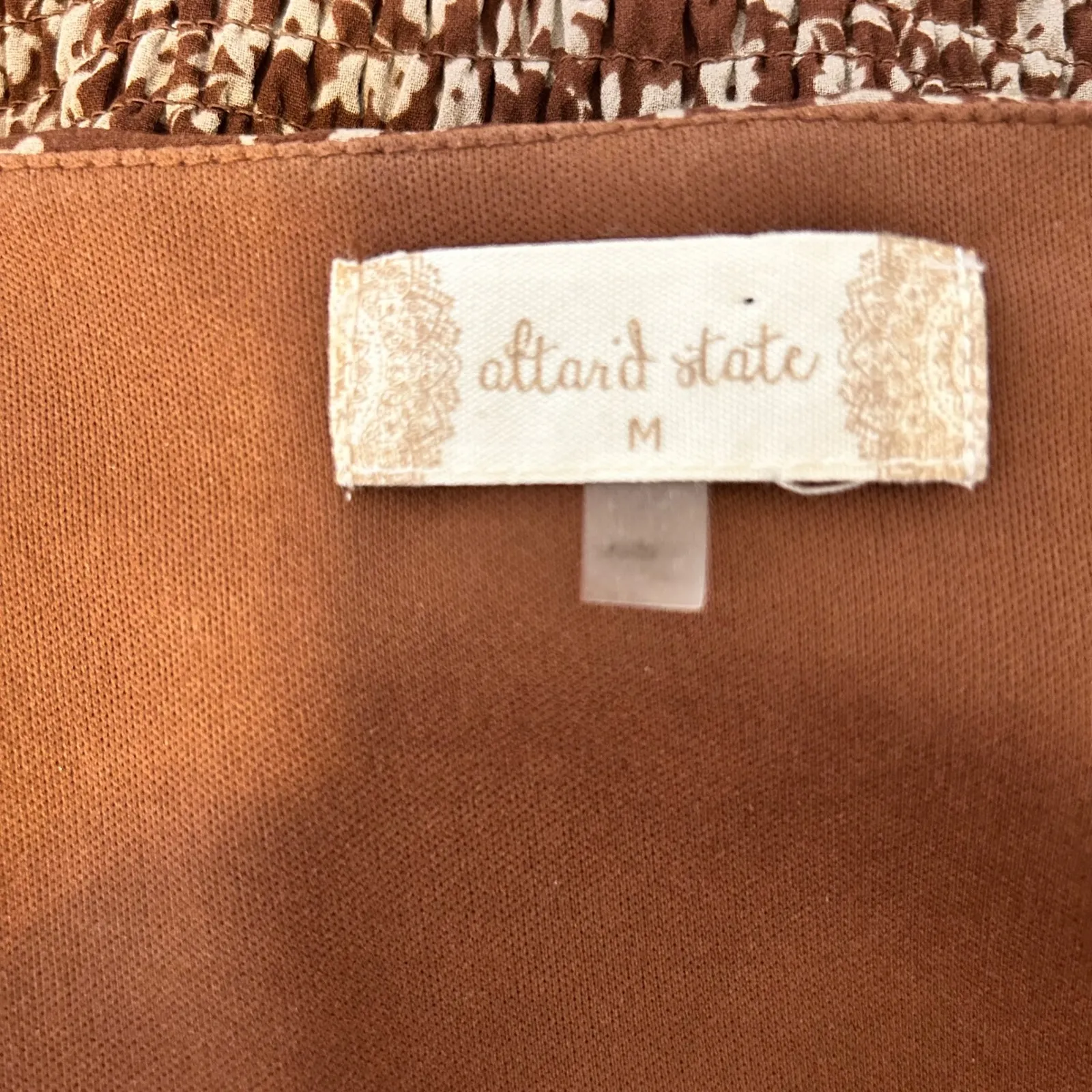 Altard State M Brown Floral Print Mini Dress - Image 5