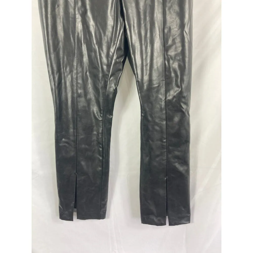 Abercrombie & Fitch Vegan Leather Split Hem Pants Size 30 / 10S - Image 4