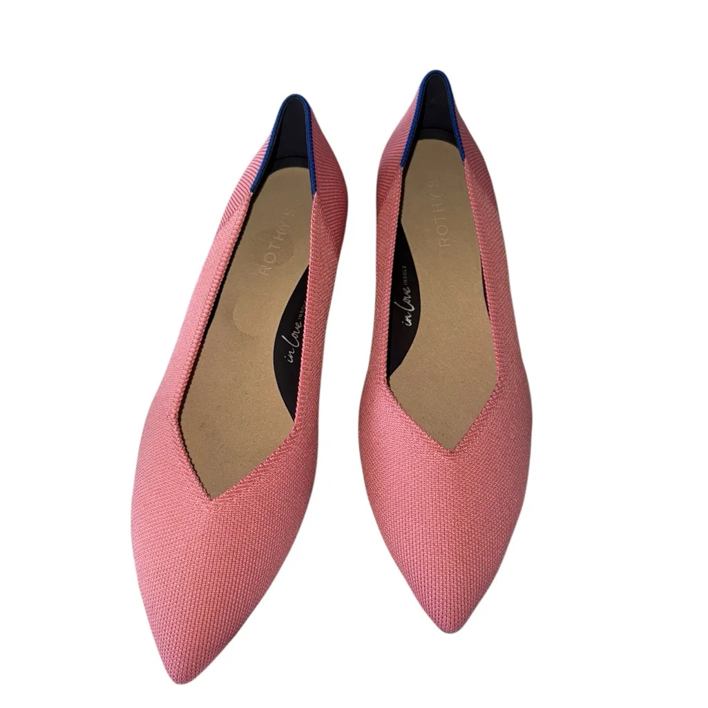 NEW Rothy's The High Point Shoes Tulip Pink Washable - Image 5