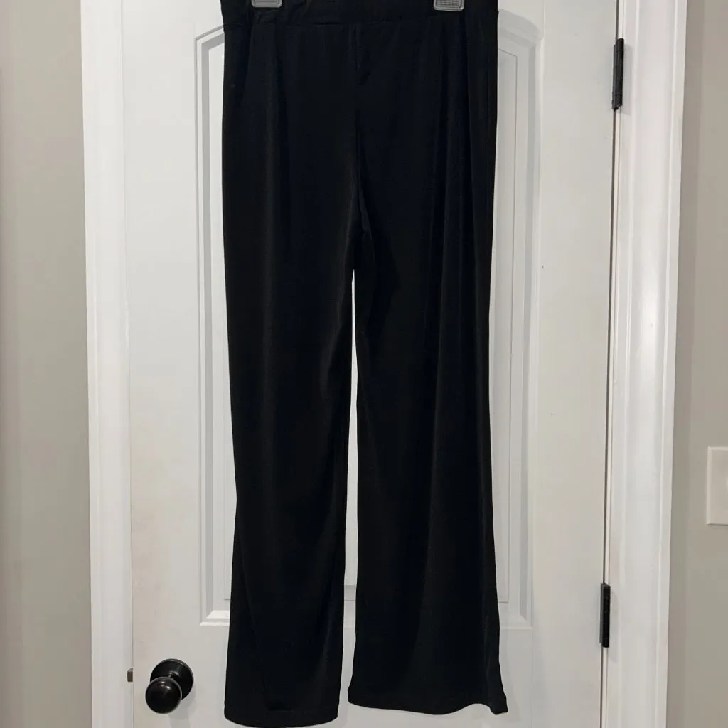 NY Collection Black Pants Women’s Size Large - Image 2