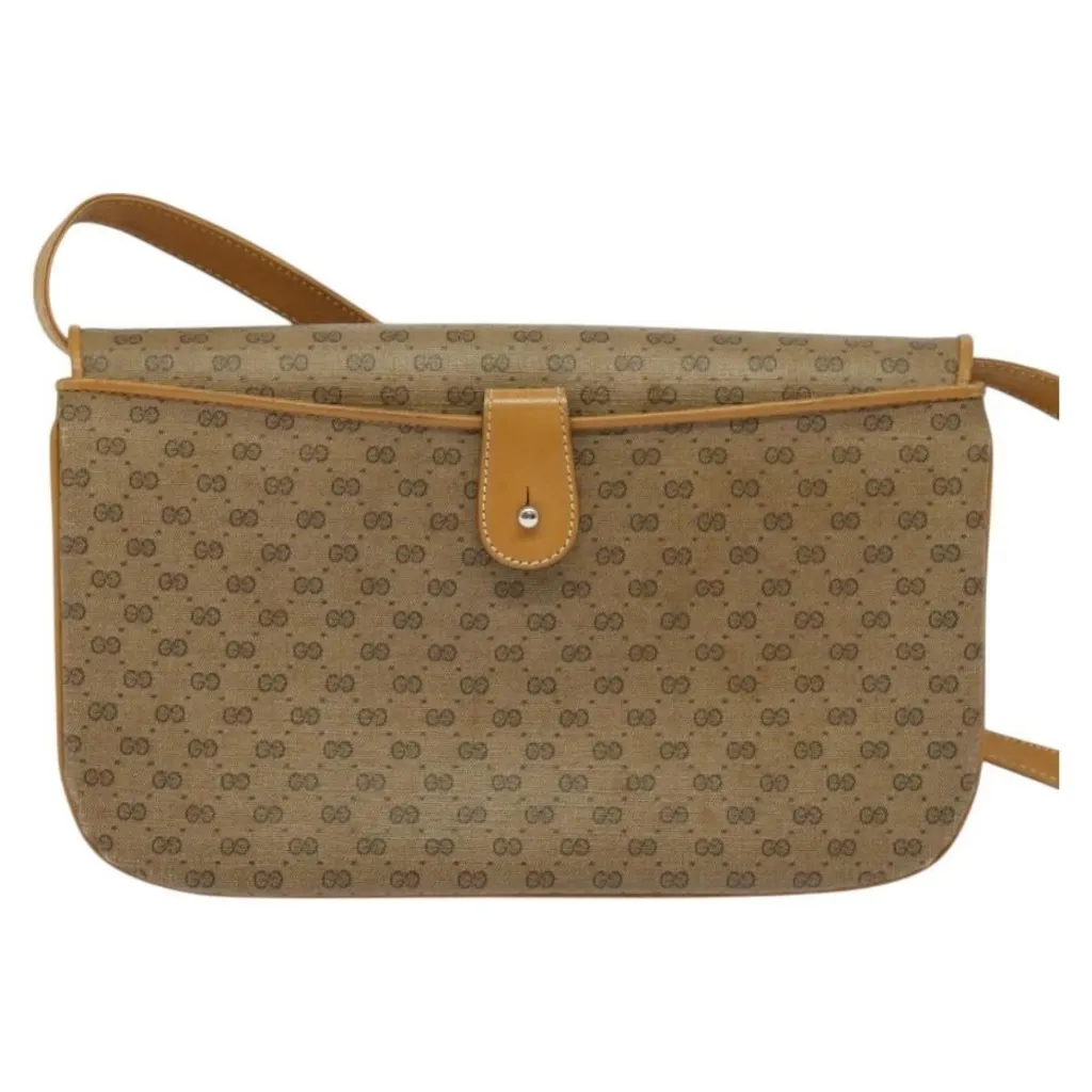  Micro GG Supreme Shoulder Bag PVC Beige Gold 004 106 0024 Authentic - Image 7