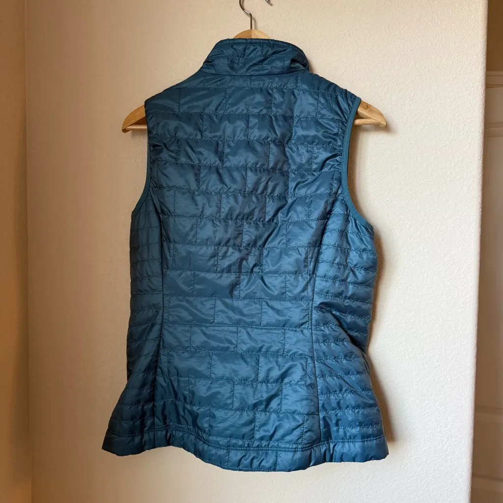 Patagonia  Women's Nano Puff Vest Wavy Blue Size Medium - Image 2