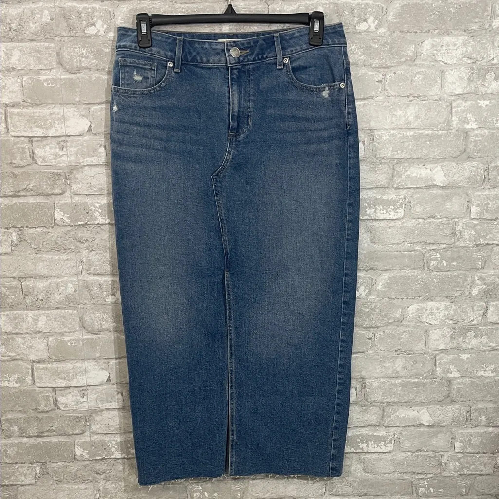 Maurice's  Split Front Denim Maxi Skirt - Image 2