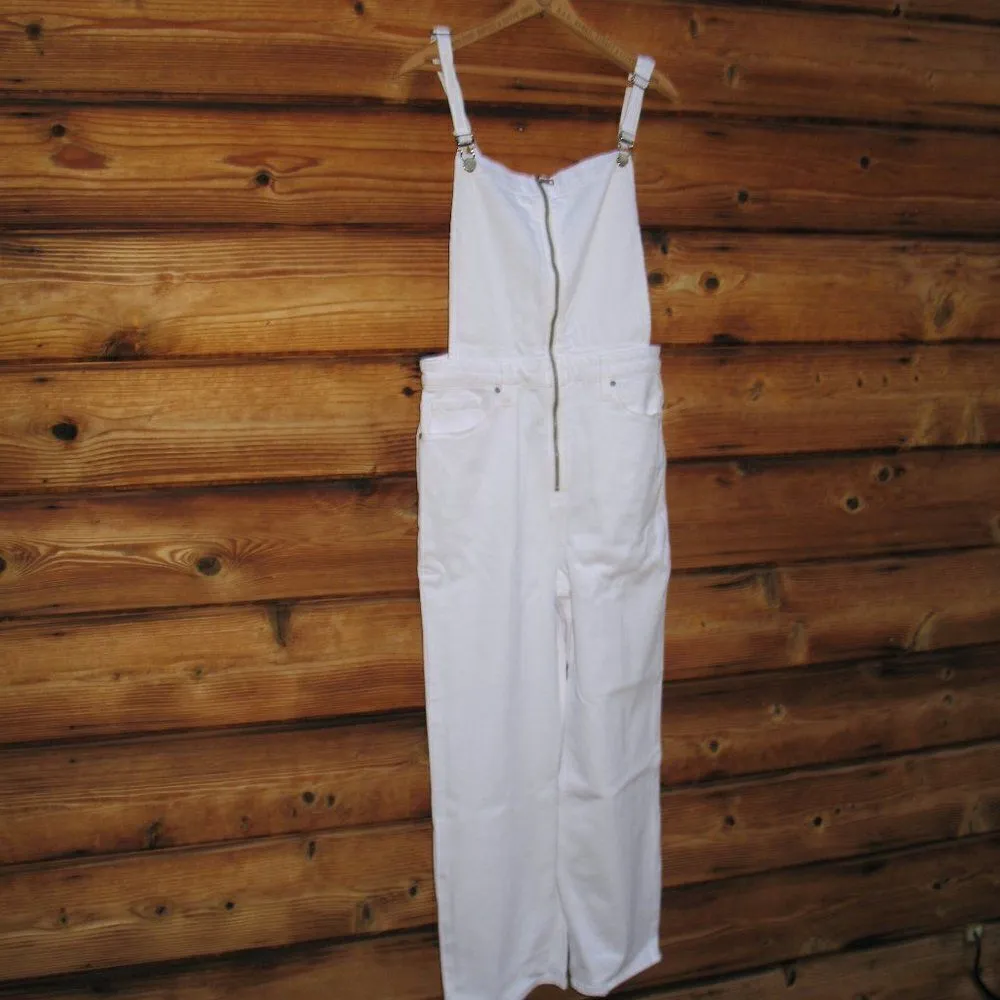 NWOT Hudson White Crop Overallls - Image 4