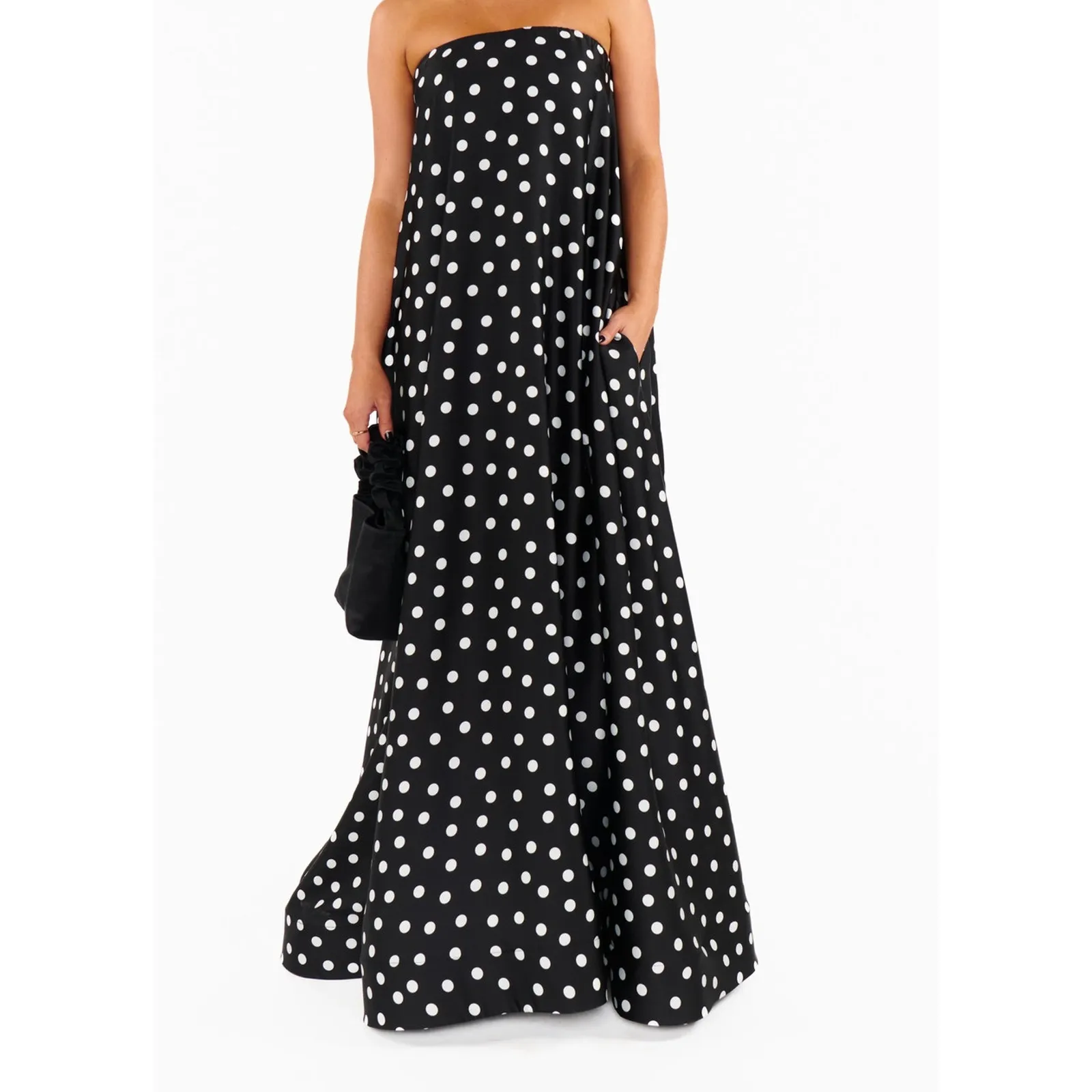 Show Me Your Mumu Tinsley Tube Dress in Polka Dot XXL - Image 4