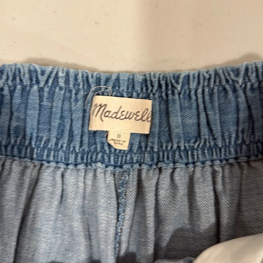 Tall Chambray Huston Pull-On Crop Pants Size Small EUC - Image 7