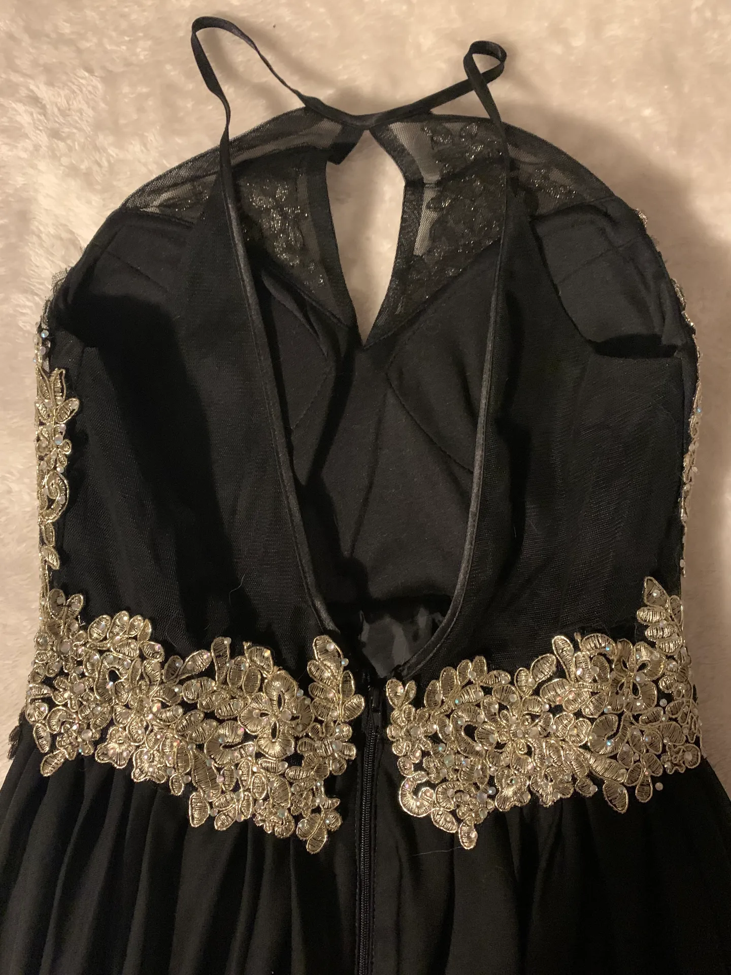 Gold And Black Prom Dress - Image 4