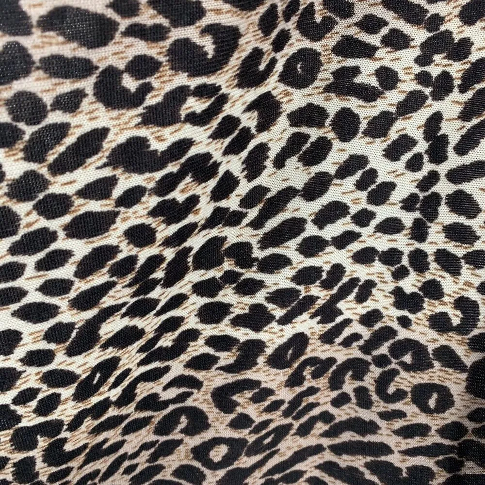 Steve Madden Size OS Wrap Cardigan Sweater Leopard Cheetah Convertible Women’s - Image 4