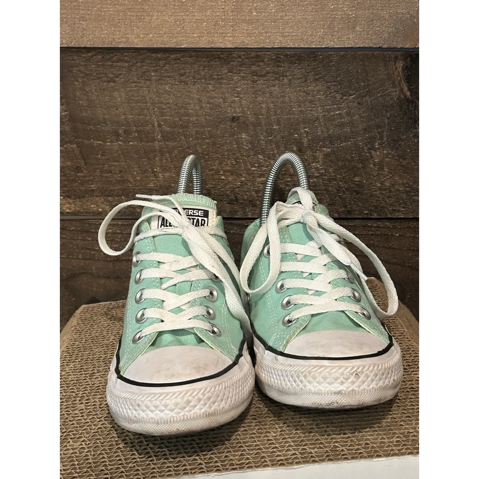 Converse Dainty Chuck‎ Taylor All-Stars Sneakers MINT GREEN 136565F M5.5 W7.5 - Image 4