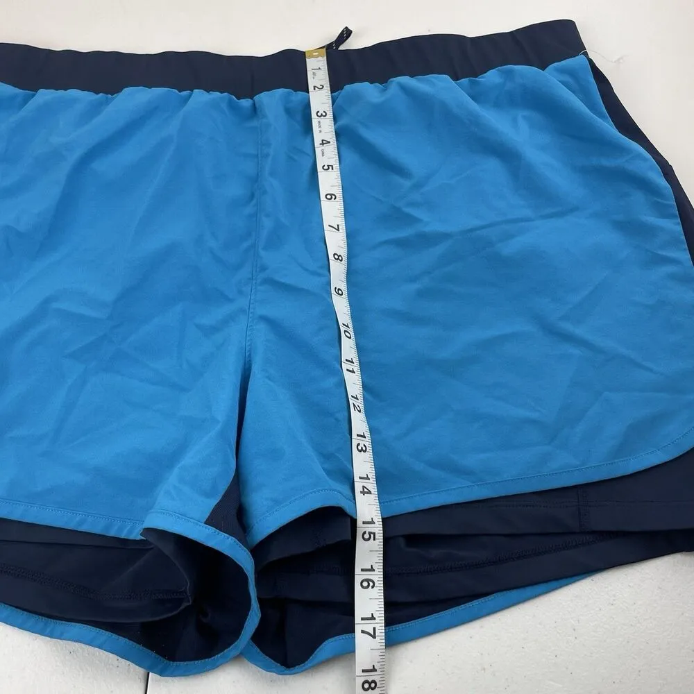 Columbia Montrail Running Shorts Women's Blue Endless Trail Lined Size XXL Hike - Image 12