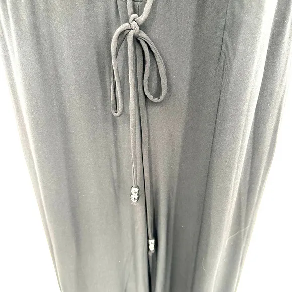 Bisou Bisou size 8 black sleeveless jumpsuit‎ playsuit cinched waist - Image 4