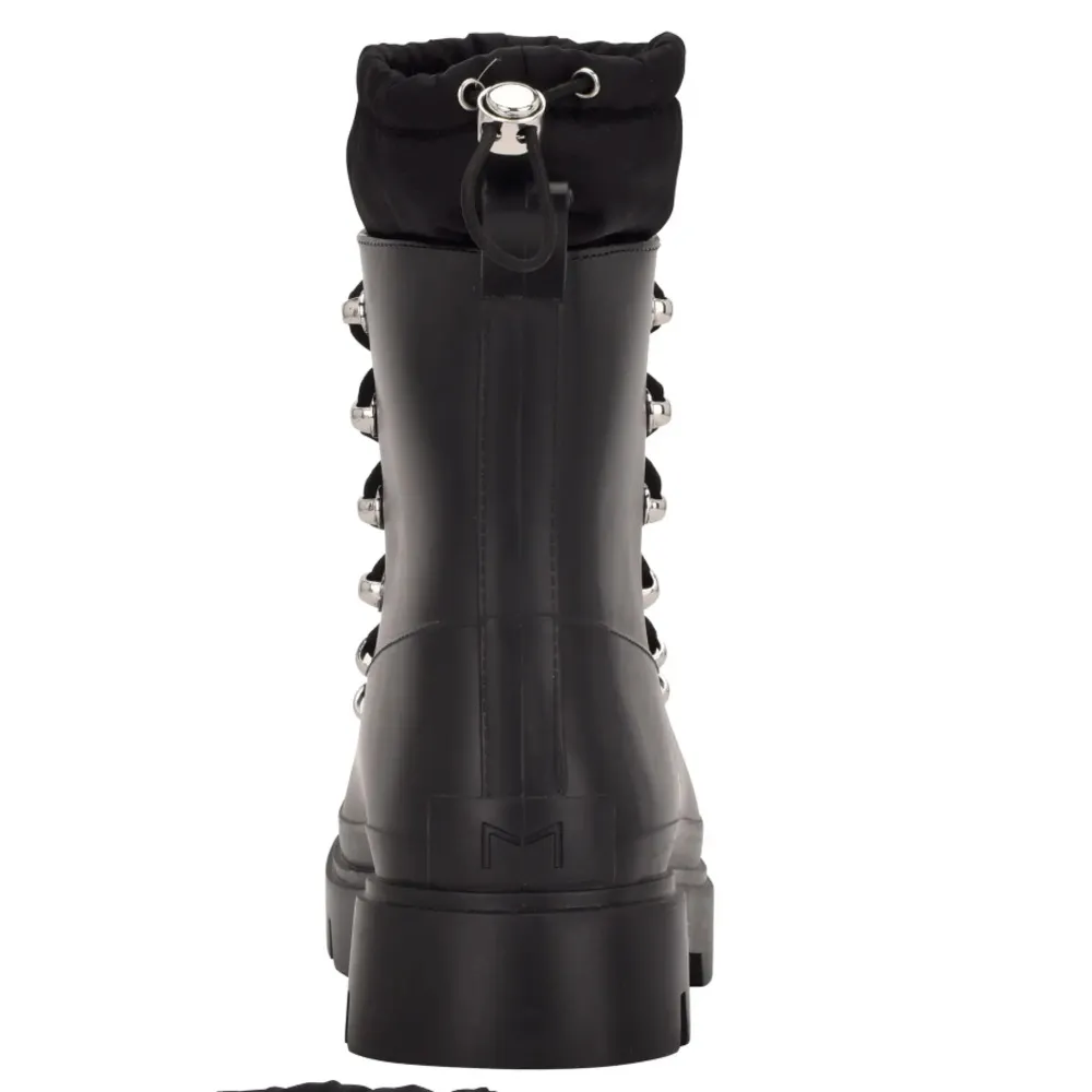 NEW marc fisher ltd black Sherpa Freely Waterproof Lace-Up Boot size 7 - Image 3