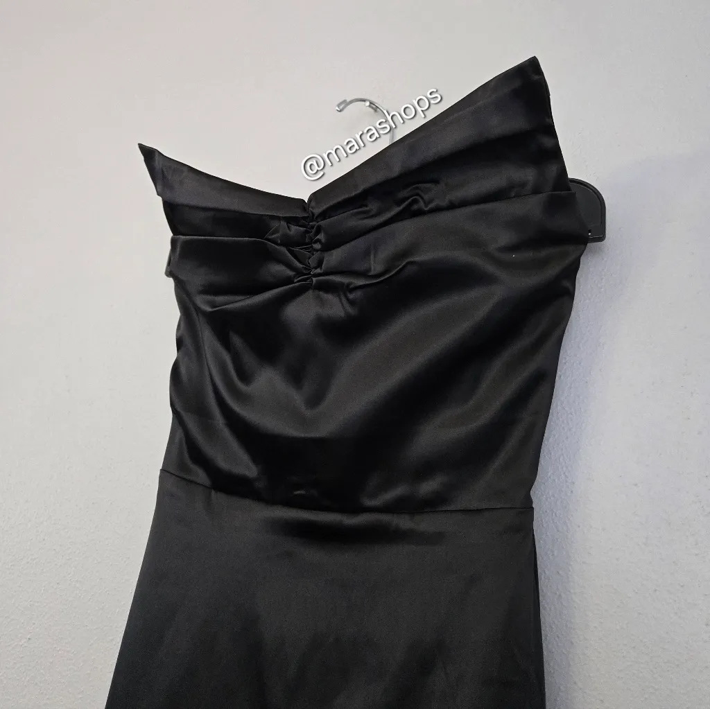 Moda Glam Delphine Strapless Mermaid Gown Black Size 2 - Image 6